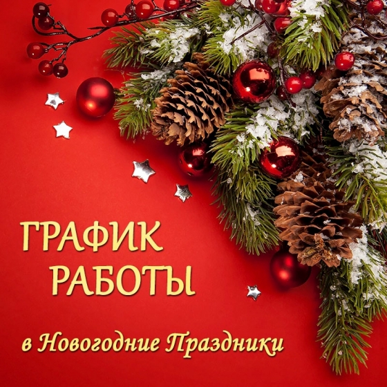 С новым годом! Время работы.