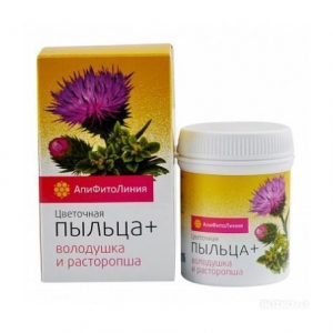 Апифитокомплекс таблетки Пыльца+Володушка и Расторопша