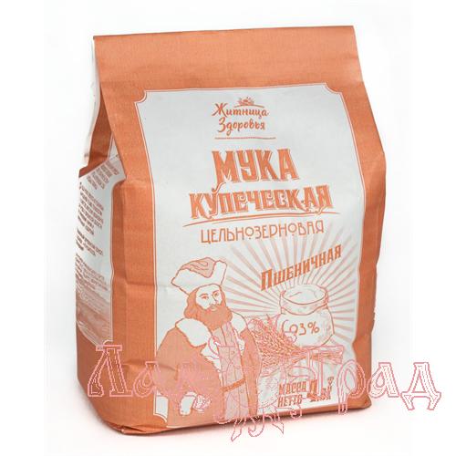 Мука пшеничная цельнозерновая Купеческая, 2 кг
