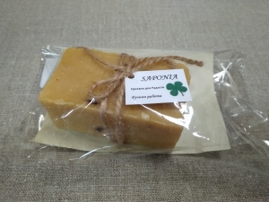 Мыло Saponia Пивное с жёлтой глиной, 45±5 гр