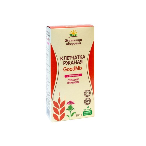 Клетчатка ржаная GoodMix с расторопшей, 200 гр