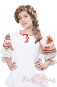 Рубаха женская русская народная под сарафан 