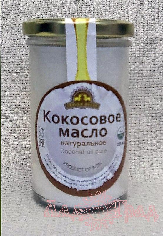 Кокосовое масло натуральное нерафинированное, 250 мл