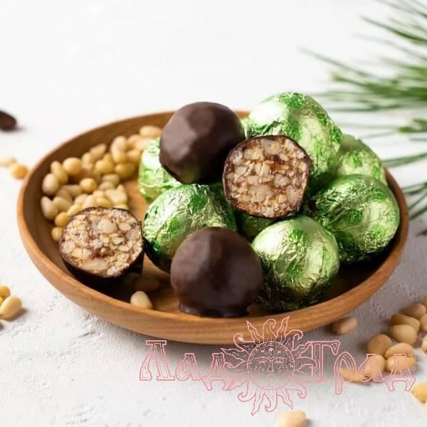 Шишка сосновая в тёмном шоколаде, 60 гр
