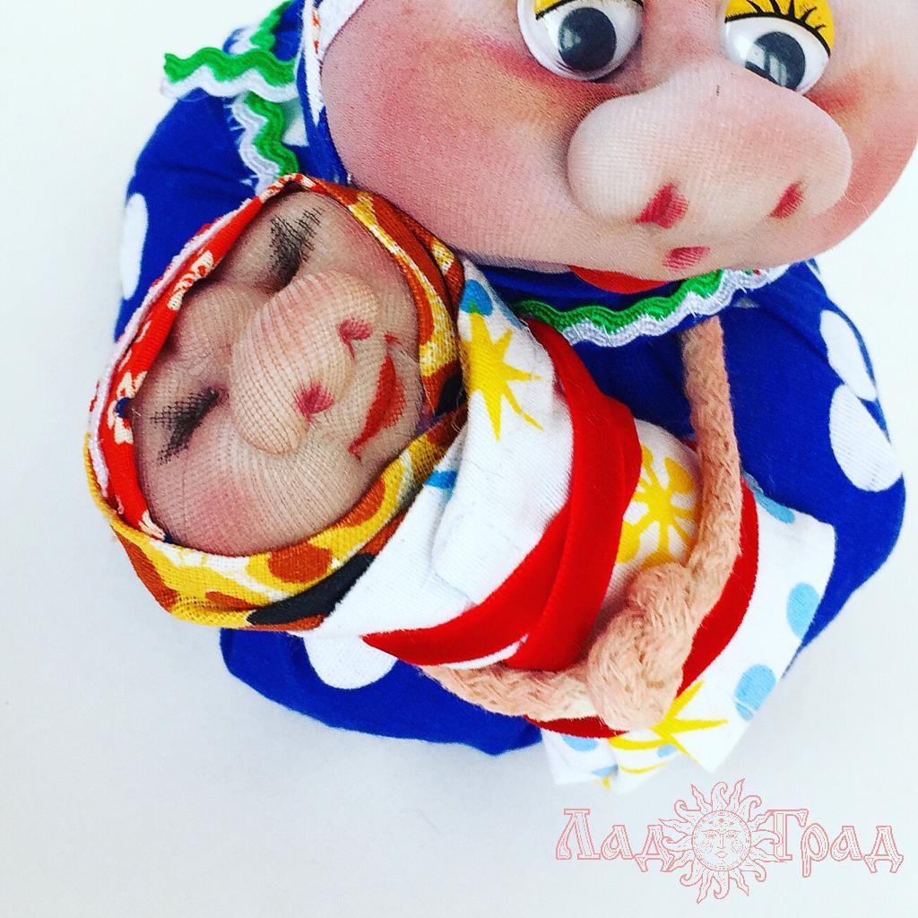 Текстильная кукла-домовой 