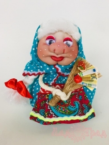 Текстильная кукла Благополучница с косой