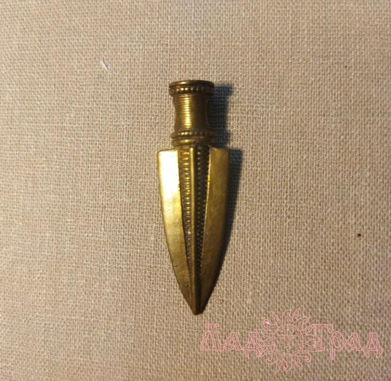 Подвес стрела ЯР38 (бронза)