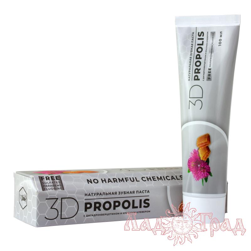 Зубная паста «3D PROPOLIS» с клевером