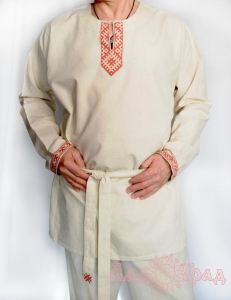Рубаха мужская русская с вышивкой 