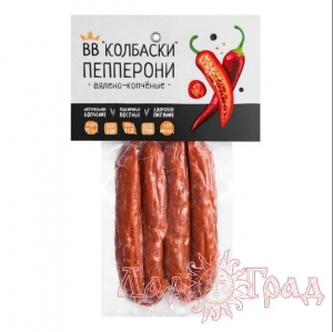 ВВ Колбаски вялено-копченные Пепперони, 120 гр
