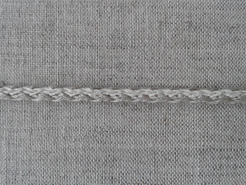 Шнур серый, х/б , 4 мм