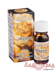 Эфирное масло 100% МИРРА 10 мл (Крымская роза)