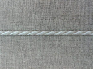Шнур отделочный, лён с белым, 3 мм