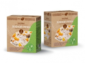 Хлопья зеленой гречки, 400 гр.