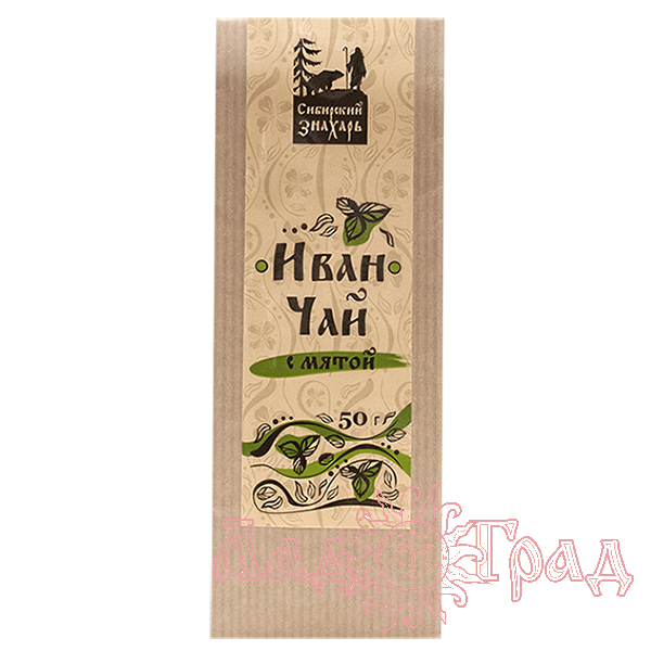 Иван-чай фермент. с мятой "Сибирский знахарь", 50 гр