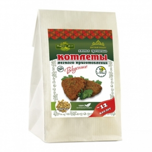 Котлеты "Вкусное дело" гречневые с чесноком и специями, 230 гр