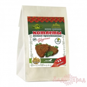 Котлеты "Вкусное дело" гречневые с чесноком и специями, 230 гр