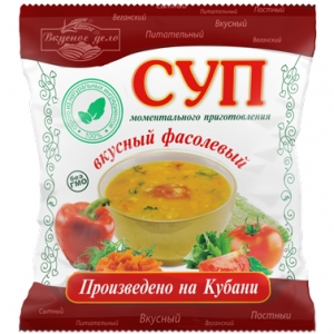 Суп фасолевый "Вкусное дело", 28 гр