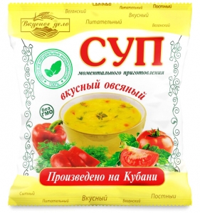 Суп овсяный "Вкусное дело", 28 гр