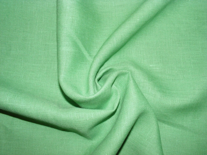 Лён костюмный Сочная зелень (0/1052) ш150/пл190