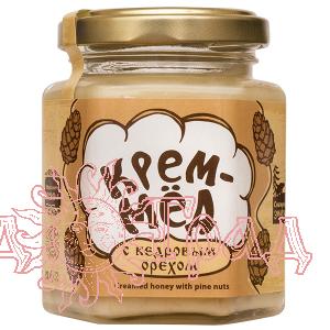Крем-мёд с кедровым орехом, 220 гр