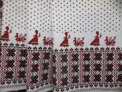 Хлопколен "Народный" на белом ш150/пл140