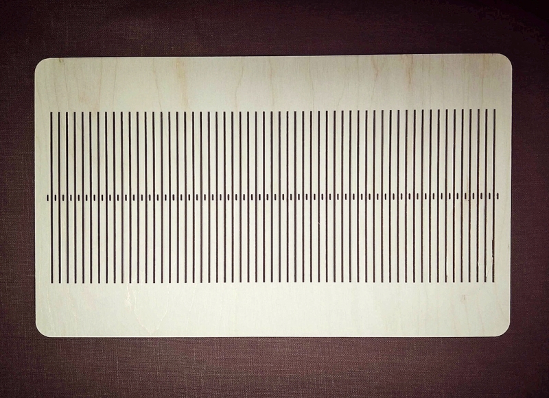 Бердо для ткачества (узкие отв.), без рисунка, 115 нитей