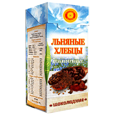 Хлебцы льняные ШОКОЛАД, 80 гр