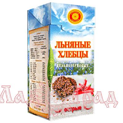 Хлебцы льняные ОСТРЫЕ, 80 гр