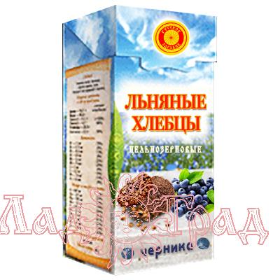 Хлебцы льняные ЧЕРНИКА, 80 гр