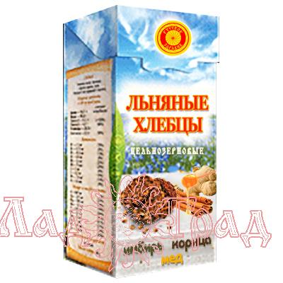 Хлебцы льняные ИМБИРЬ+КОРИЦА+МЁД, 80 гр