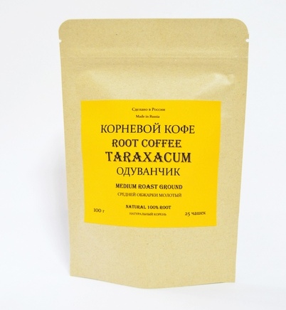 Кофе из корней одуванчика, молотый, 100 гр