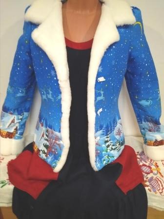 Куртка-жакет женский зимний 
