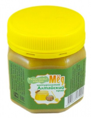 Мёд алтайский «Разнотравье тёмное», 300 гр, ПЭТ