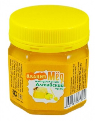 Мёд алтайский «Акациевый», 300 гр,  ПЭТ